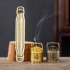 Classical Design Hollow Out Incense Burner Elegant Style Hollow Out Pattern Metal Incense Burner Metal Material