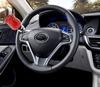 Lunsom Rose Steering Wheel Spinner Resin Flower Handle Spinner Car Control Turning Aid Helper Universal Car (Red)