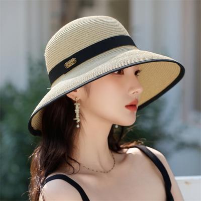 Sun Hat Children's Summer New Big Brim Straw Hat Travel Seaside Sunscreen Beach Hat Versatile Straw Sun Hat