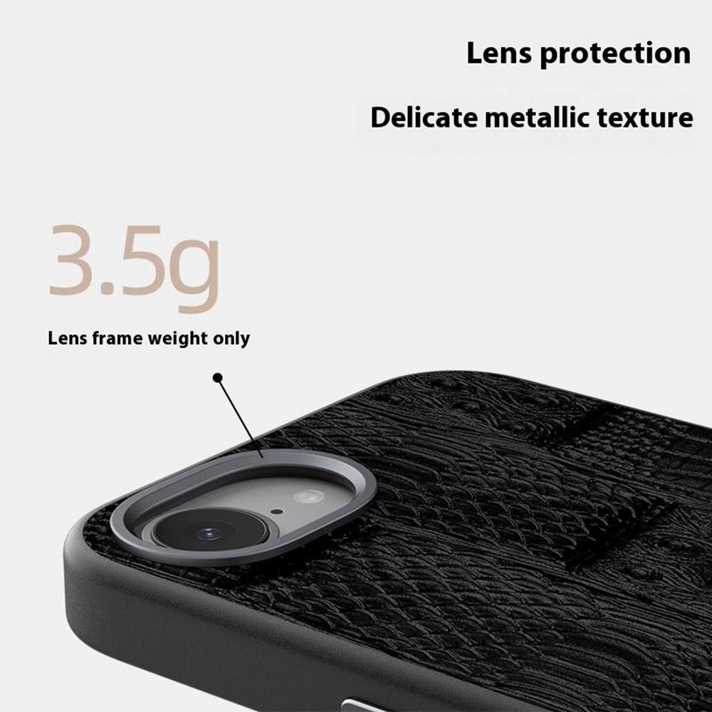 ABEEL For iPhone 16e Case Compatible with MagSafe Beast Texture Micro-Embossing Back Cover