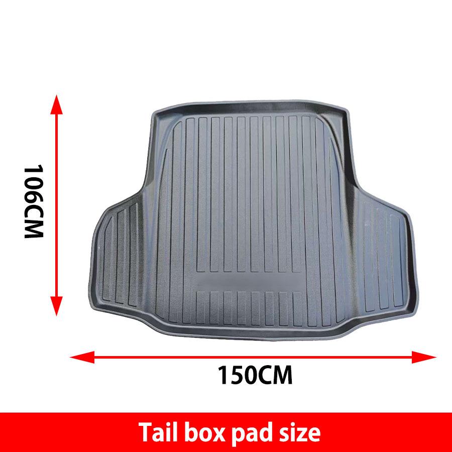 Durable Waterproof TPE Trunk Mat for 2018-2022 Honda Accord - Eco-friendly Interior Upgrade