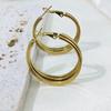 New Lightweight Luxury Hoop Earrings for Women: Versatile, Large, Exquisite Design with European American Style.