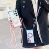 Gradient Case For Samsung Galaxy S25 Ultra S23 S22 S24 Plus 360 Ring Holder Magnetic Lanyard Four Corners Shockproof Strap Cover