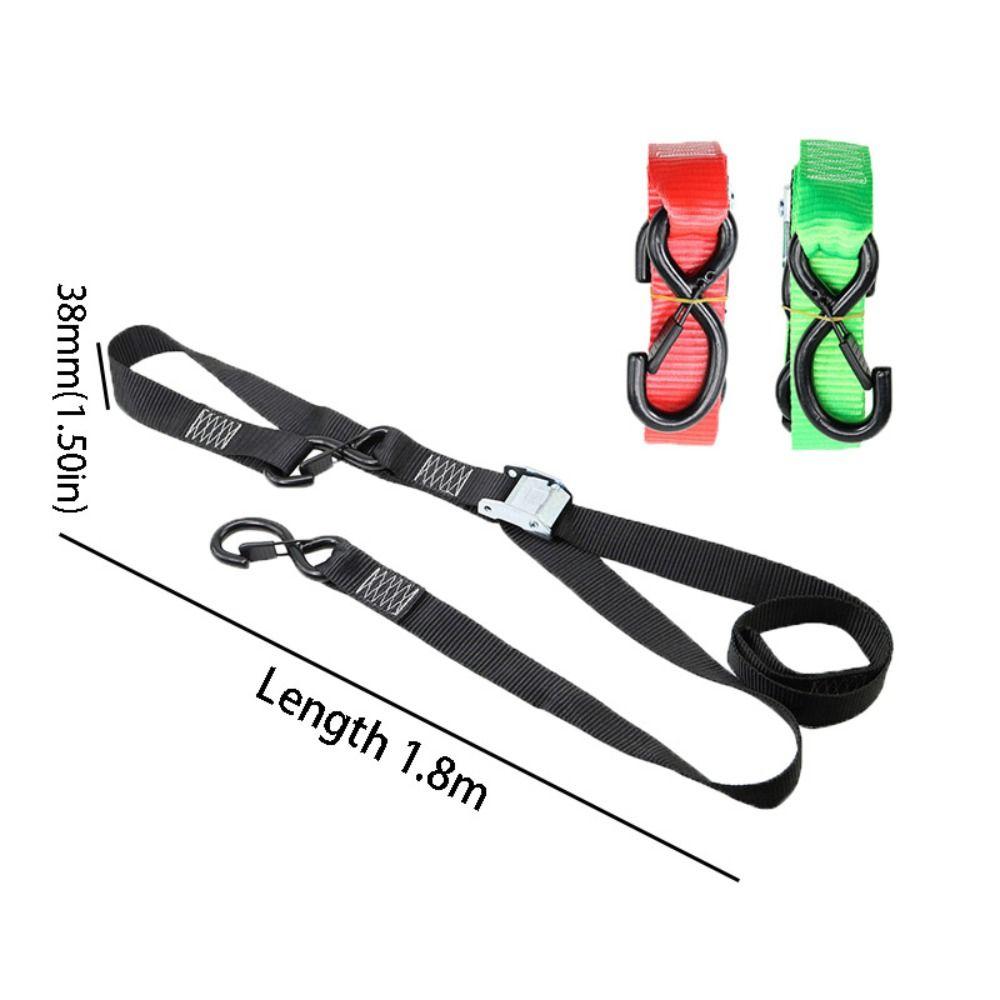 Universal Ratchet Tie Down Strap Heavy Duty Cam Buckle Strap Kit Cargo Lashing Belt Dirt Bike