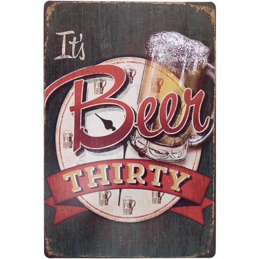 I Beleive in Have Another Beer Metal Tin Signs Posters Plate Wall Decor for  Bars Man Cave Cafe Clubs Retro Posters Plaque