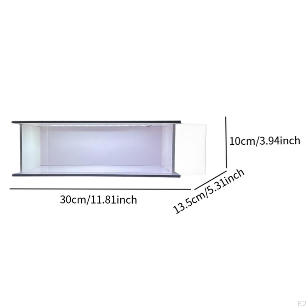 Dolls Model Display Box, Action Figure Showcase, Clear Storage Acrylic Case for Small