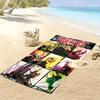 Slipknot's Dark Star Symbolism beach towel Beach towel for vacation photos Portable for travel swim Absorbent bath towel seaside printing beach towel