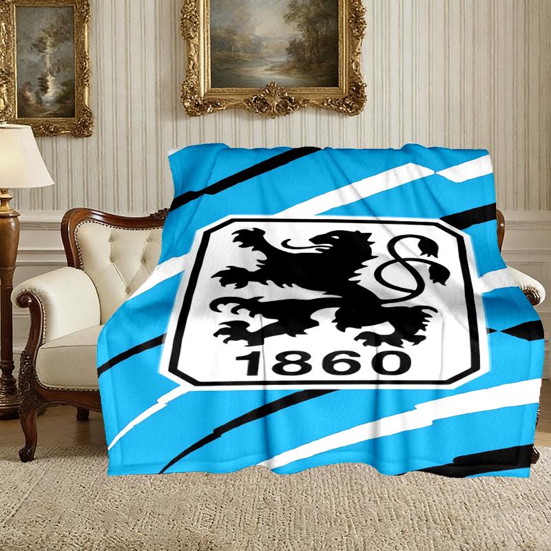 1pc Easy-Care Rangers FC Blanket, Perfect for Couch, Bed, Home, Travel & More, Warm & Durable Printed Blanket