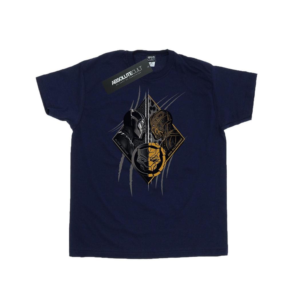 Marvel Mens Black Panther Vs Killmonger T-Shirt