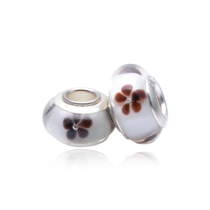 Tibetan Silver Large Hole Beads: DIY Jewelry Spacer & Mickey Glass Beads