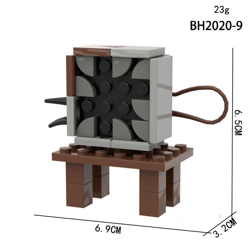 Sprunki Building Blocks Assemble Toy Doll Game Display Model Gift Decoration