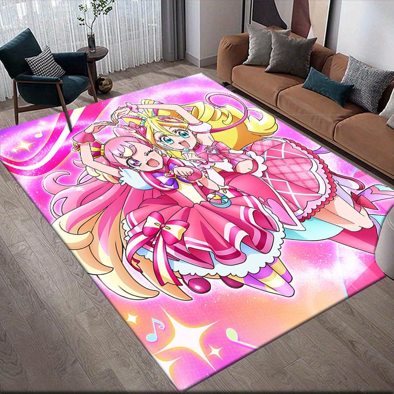 Pretty Cure Best Friends Area Rug, Pretty Cure Fan Soft Carpet, Perfect Gift.chl