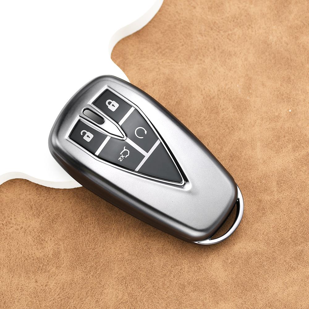 Fashion Tpu Car Remote Key Shell Fob For Changan Uni-T Uni-S Uni-K Cs35 Cs55 Cs75 Plus Oshan X5 Plus Keyless Case Cover Keychain