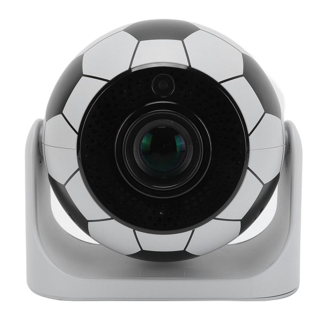Portable Projector 1280x720P HD 200ANSI Football Shaped Outdoor Smart Movie Projector Auto Focus Trapezoidal Correction