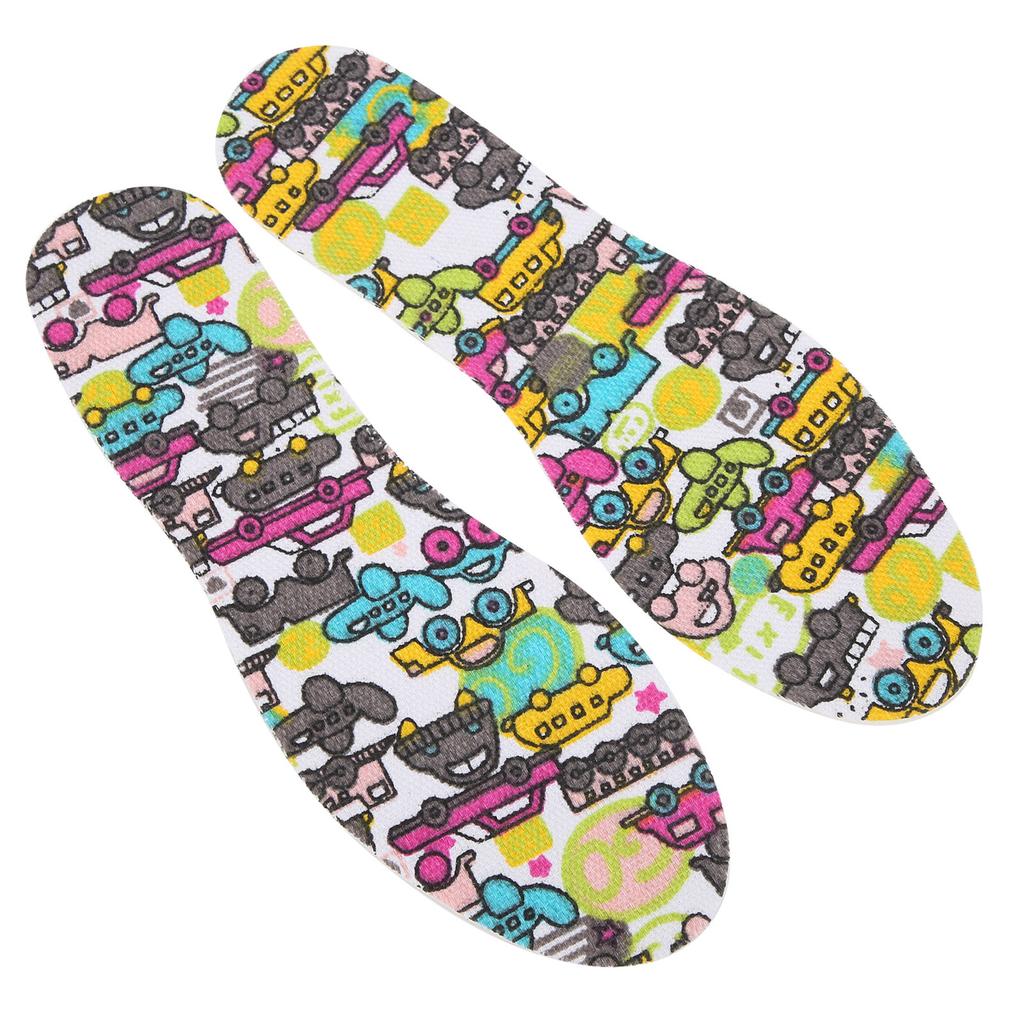1 Paire Semelles Intérieures Chaussures Enfant Respirantes Latex Semelles Chaussures Inserts Coussinets Chaussures Enfant Taille Libre Découpable Dessin Animé