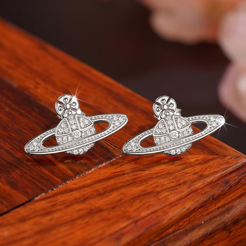 Earrings Girl, Flower Planet Cosmic Ornament, Sweet Wind Earrings