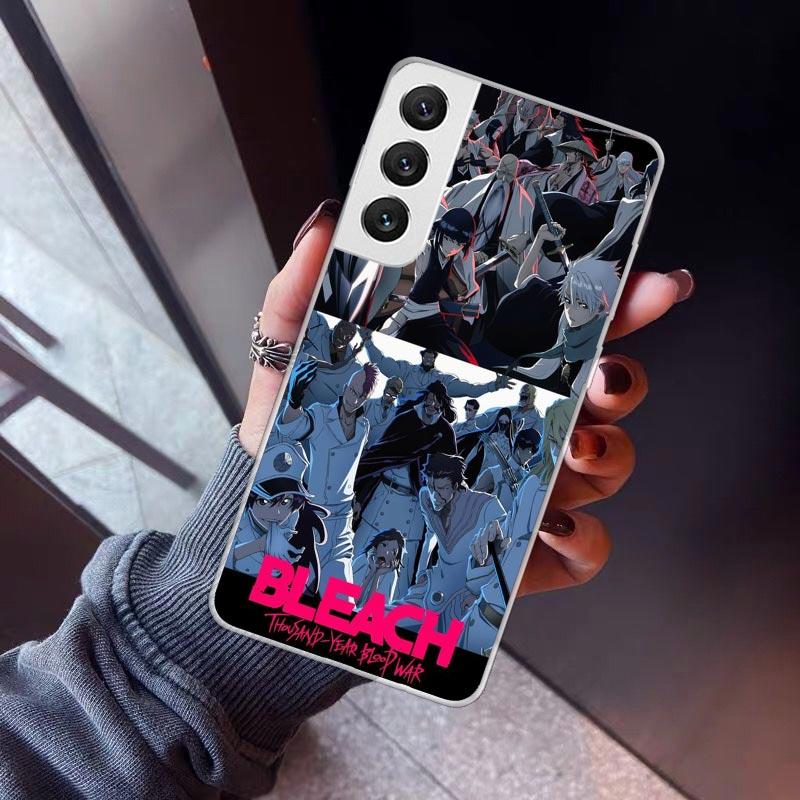 Bleach Japanese Anime Phone Case For Samsung Galaxy S26 S25 Edge S24 S23 Ultra S22 Plus S21 S20 FE Soft TPU Back Cover Funda Gal