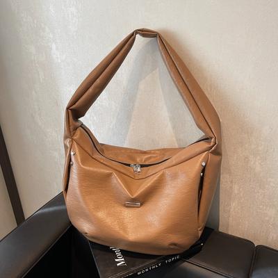 Large Capacity Dumpling Bag Women's Shoulder Crossbody Bag Commuter Tote Bag Student Class Backpack
