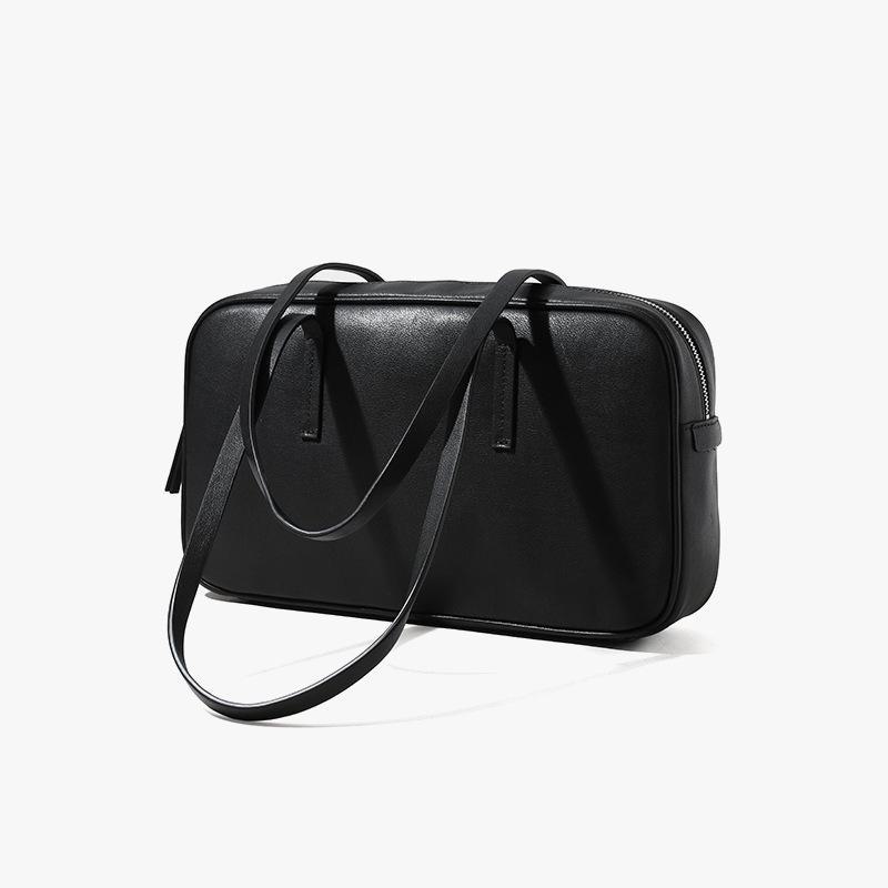 

Сумка-тоут и дорожная сумка Boston из коровьей кожи, осень/зима 2024 г. чёрный