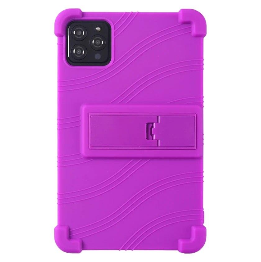 For PRITOM B8 Tablet 8.0 Inch Tablet Case Super Shockproof Soft Silicone Protective Case Stand Cover Drop Resistance