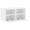 TV Wall Cabinet White 60 x 30 x 30 cm Particleboard