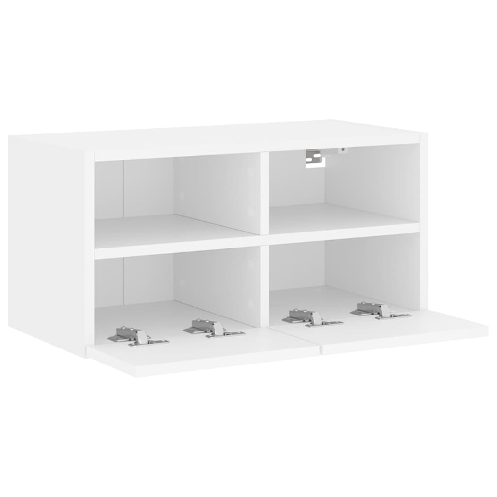 TV Wall Cabinet White 60 x 30 x 30 cm Particleboard