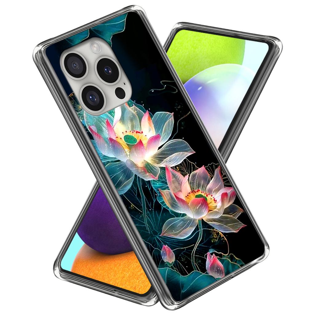 For iPhone 16 Pro Case Pattern Printed Shockproof TPU Phone Cover