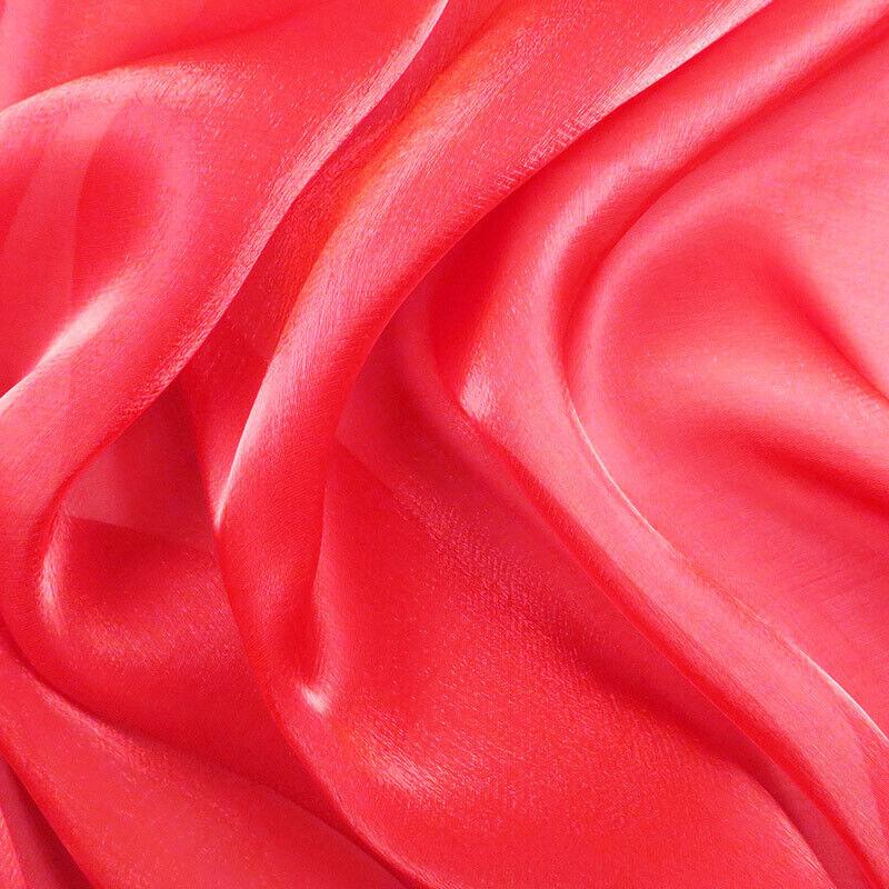 100x150cm Colorful Satin Organza Fabric Yarn Organza Hanfu Wedding Dress DIY Sewing Fabric Faux Silk Material Clothing Supplies