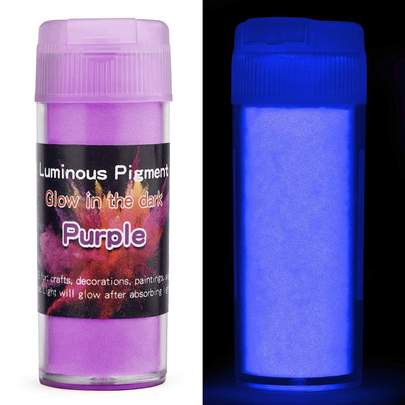 20g/Bottle Luminous Powder Paint Epoxy Resin Pigment Glow In The Dark Fluorescent Powder DIY Party Resin Filler Resin Supplies