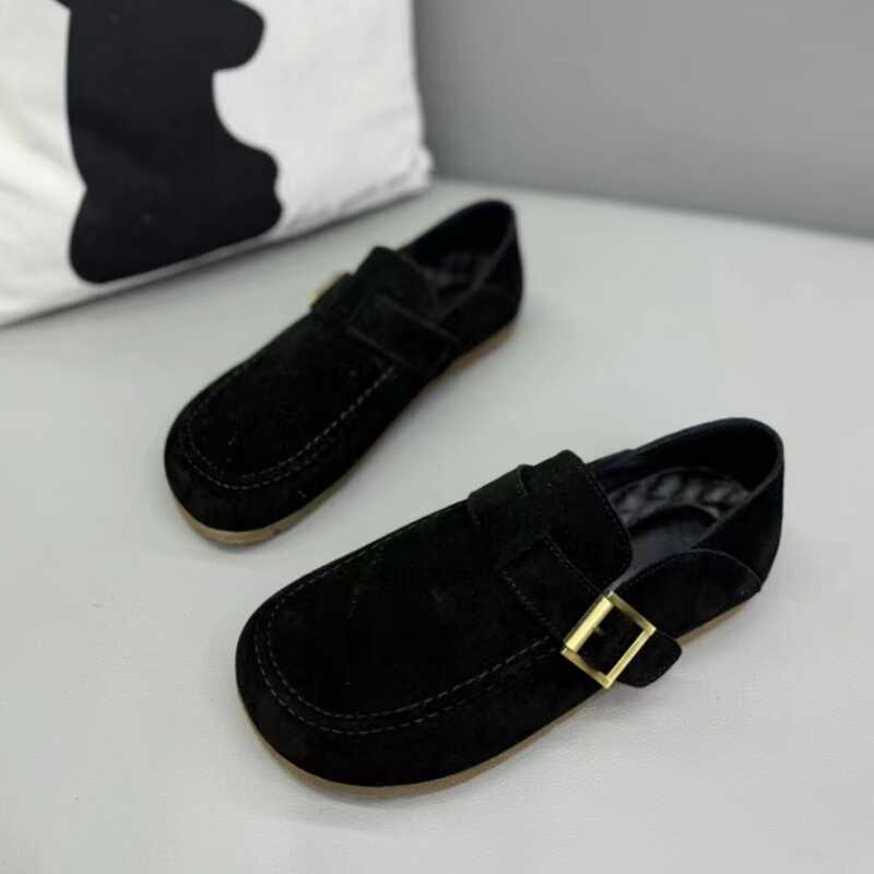 Autumn New Flat Comfortable Beanie Shoes Boken Shoes Lazy Shoes Xs