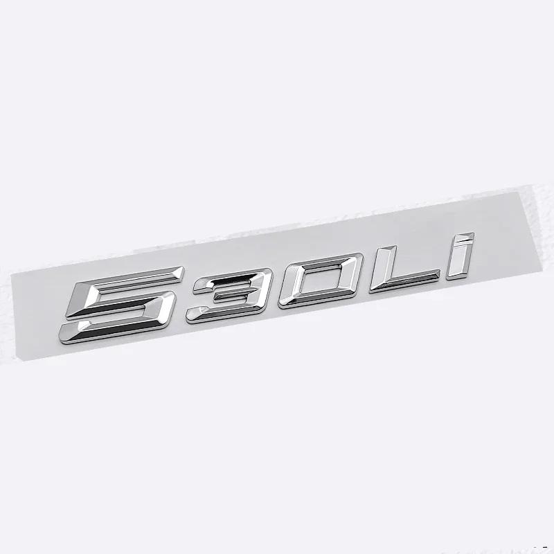 ABS Auto Sticker Letters Decal for BMW 525i 525Li 520d 530i 530Li 530e Logo Embleem Badge