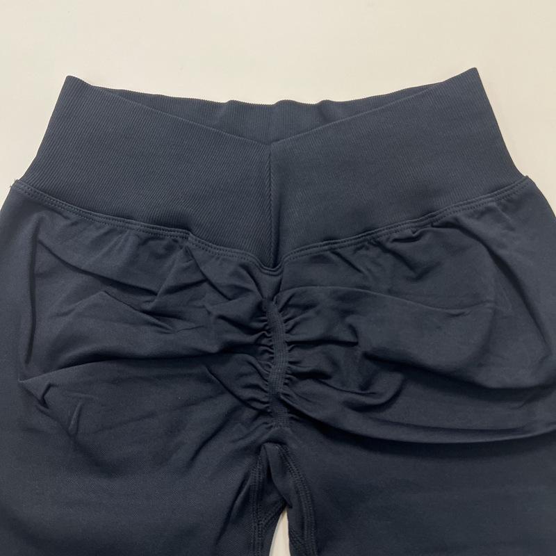 High Waist Seamless Yoga Leggings - Women's Peach Butt Lifting Sports Pants for Running and Fitness