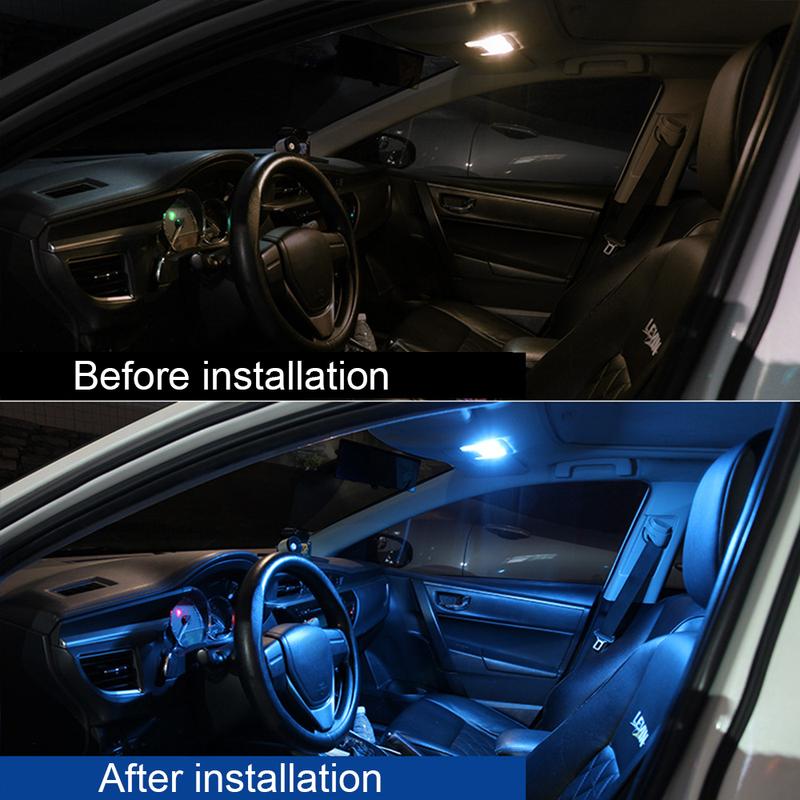 For BMW 1 3 5 7 Series F10 F20 F30 F11 F01 E87 E81 E88 E36 E46 E90 E91 E39 E60 E61 E65 E93 Car LED Interior Dome Light Bulbs