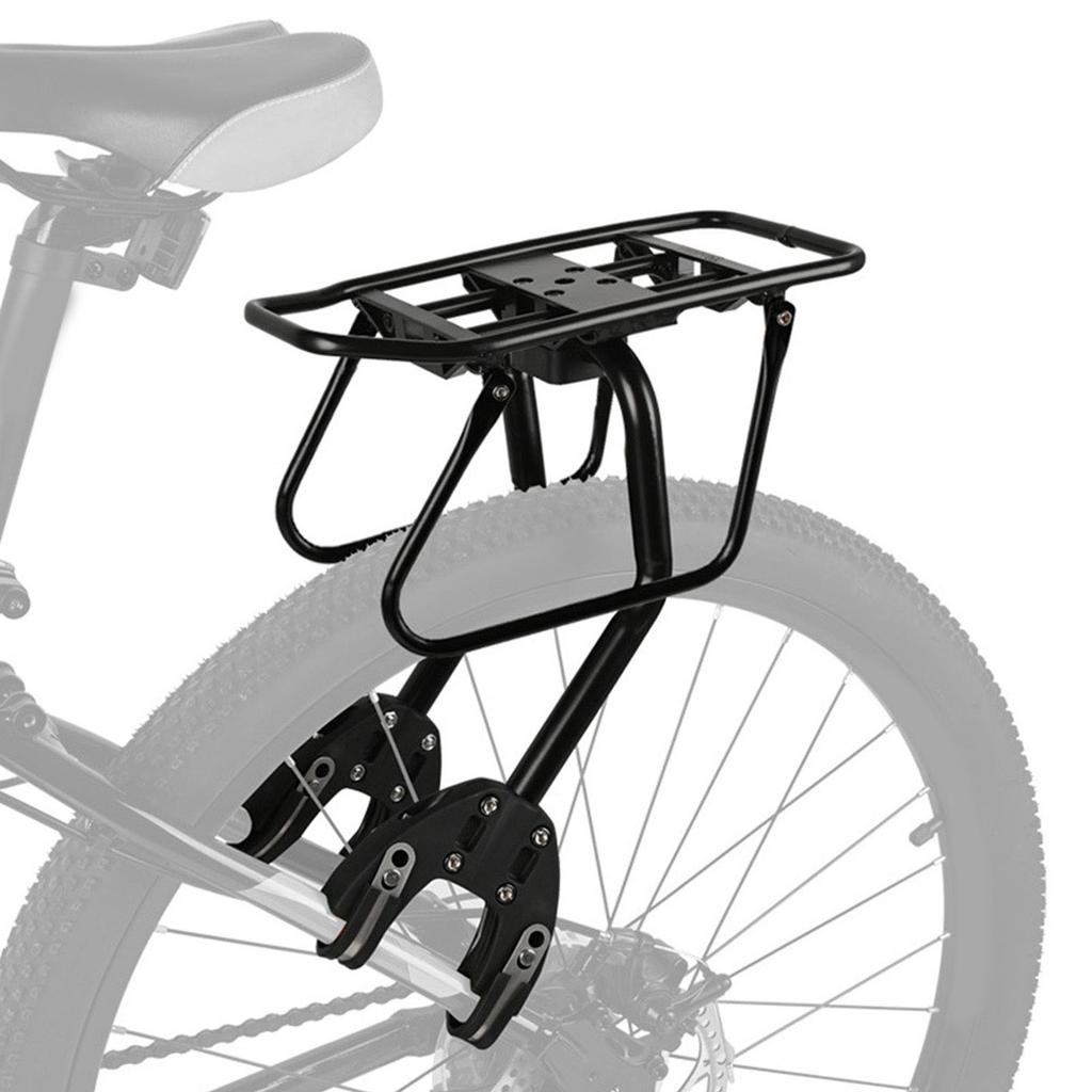 Rear Bike Rack Aluminum Bike Rack Quick Release Mount Carrier Rack for Mountain Road Bikes Luggage