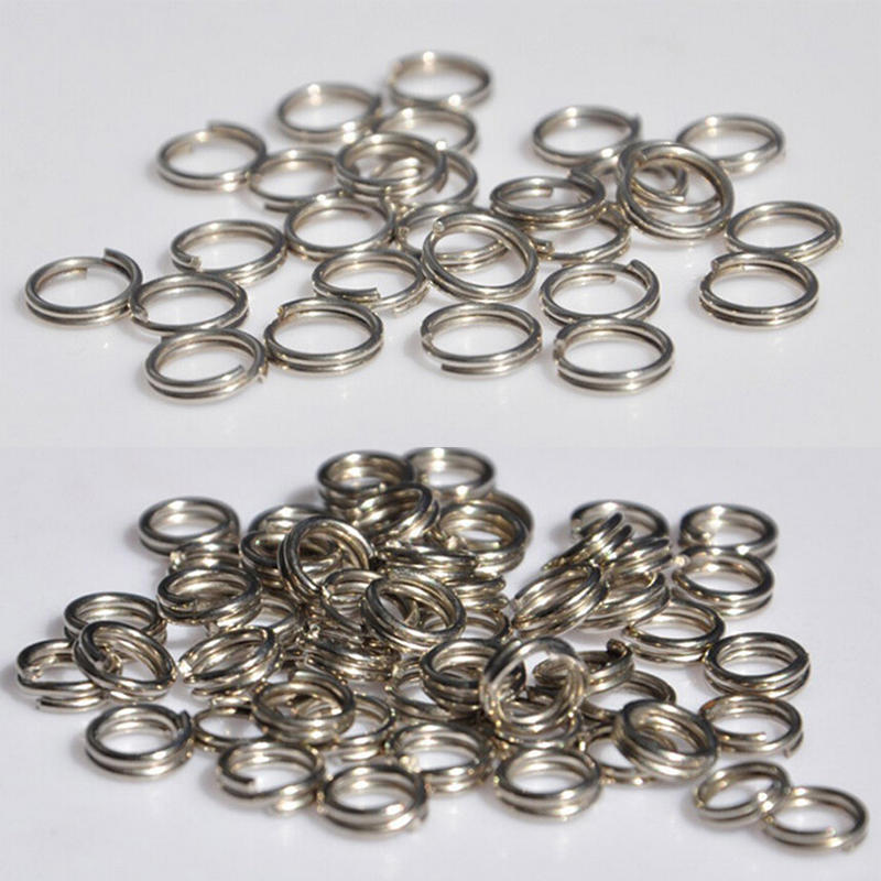 50X Stainless Steel Split Rings Blank Lures Crank Bait Hard Bait 6Mm 7Mm 8Mm