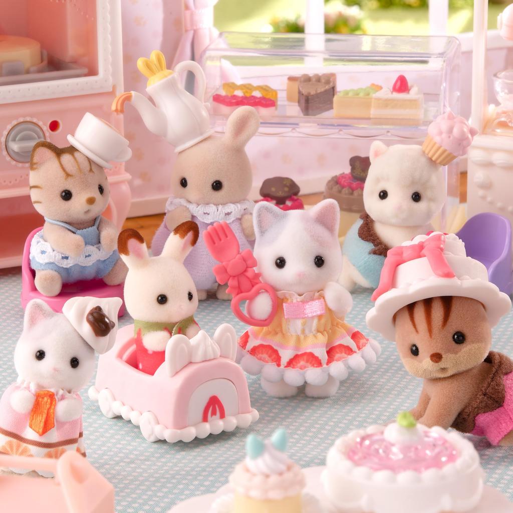 Sylvanian Families Doll Baby Collection Cake Party Сертифікація ST Mark 3 Years Old and Up Toy Doll House Sylvanian Families EPOCH [Дитина