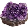rockcloud Natural Purple Amethyst Quartz Crystal Cluster Geode Druzy Home Decoration Gemstone Specimen