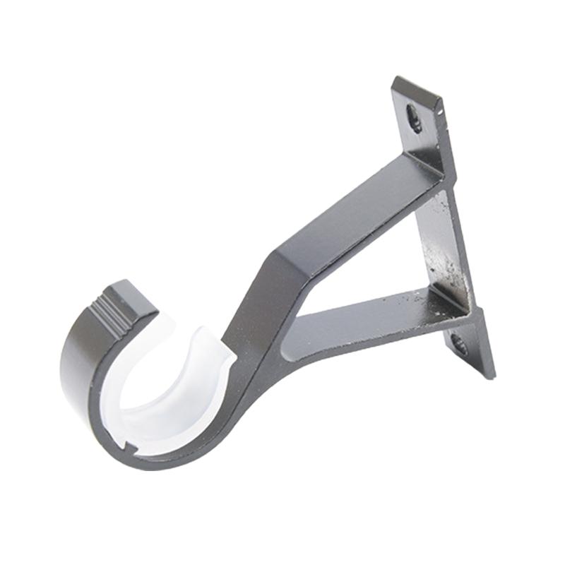 Aluminium Alloy Curtain Pole Bracket Metal Room Thickening Drapery Bracket for Home Office Dormitory Curtains