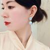 Pinkdudu Simple Causal Pearl Drop Earrings Temperament Elegant Trendy Alloy Earrings Jewelry Gift PD1746