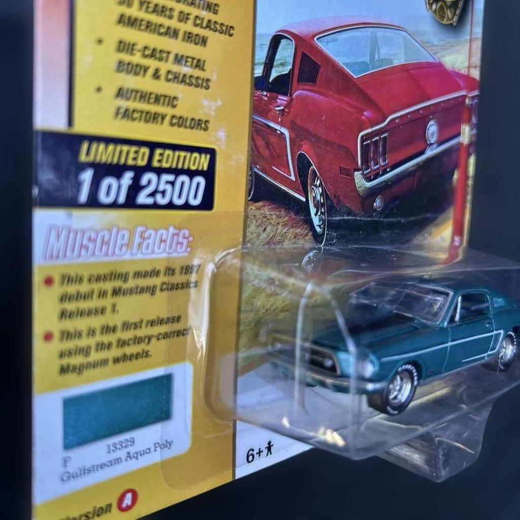 Johnny Lightning 1968 Ford Mustang Mini Car