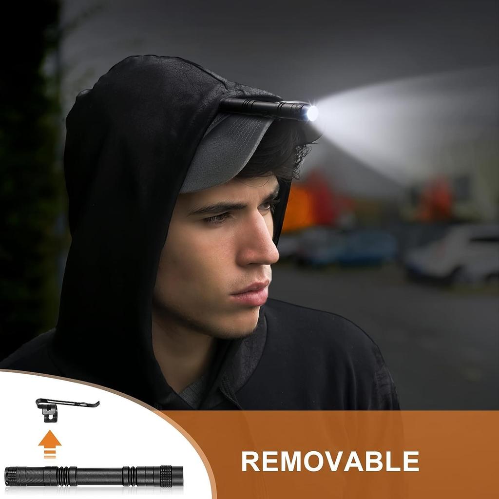 10pcs Mini Portable LED Pen Light Super Bright Master Holds Flashlight Pocket Flashlight Camping Outdoor Emergency Situations