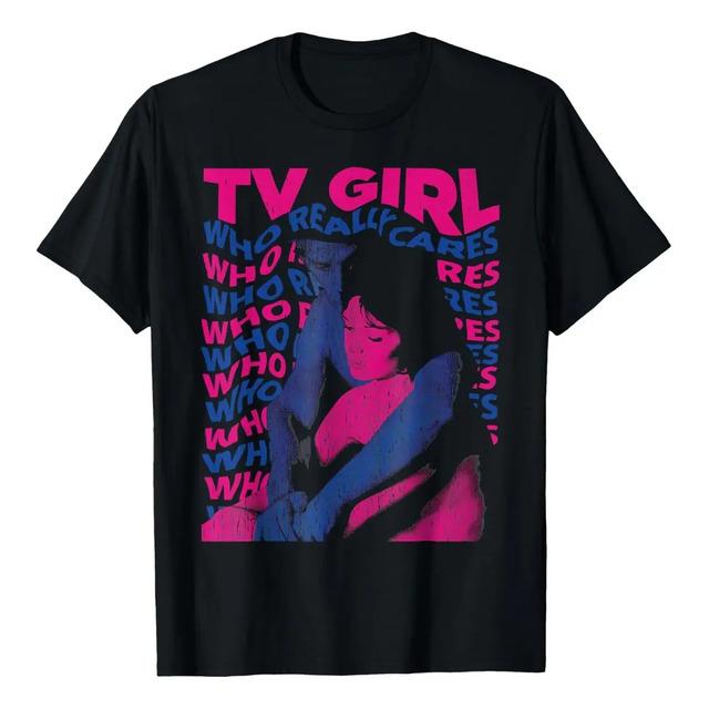 Camiseta Estampada Tv Girl Who Really Cares XXL