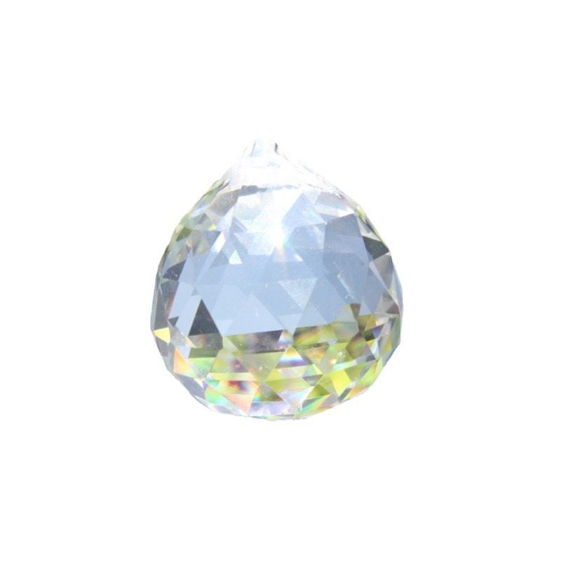 Sun-Catching Crystal Bead Curtain for Weddings and DIY (102pcs, 30mm)