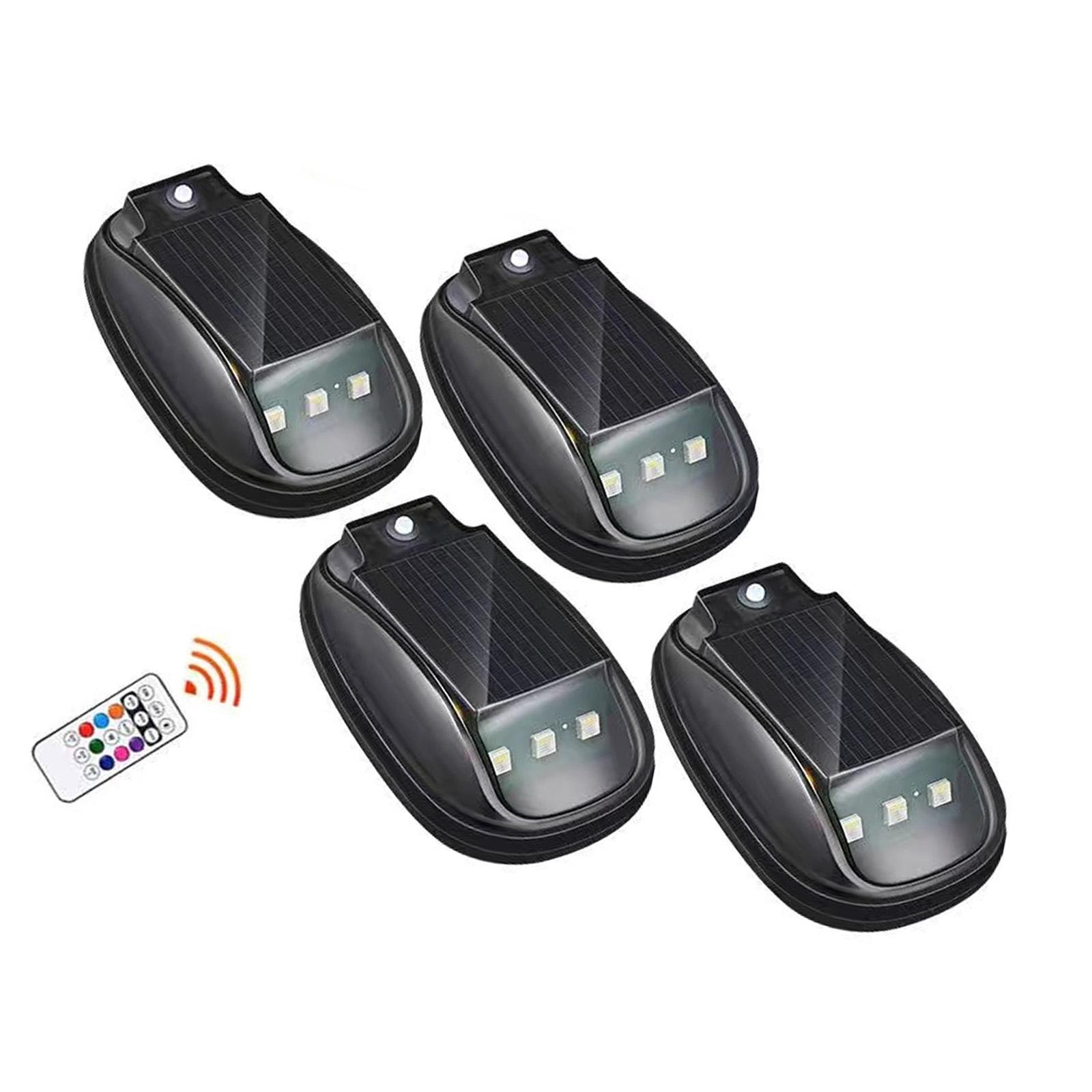 

Automatic Light Sensing Car Roof Strobe Lamp Multiple Pattern Solar LED Safety Beacon Simple Installs for All Weather Use