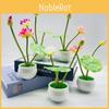 Nymphaea Artificial Simulated Green Plants Bonsai For Home Hotel Decoration