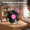 Flower Vinyl Record Diy Ornament DIY Custom Board with Creative Ornament Display Stand Design Personalized Birthday Anniversary Message Board Sign
