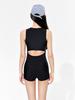 2026 Korean Style Women's Slimming One-Piece Swimsuit - Tummy Covering and Conservative for Hot Springs Resort