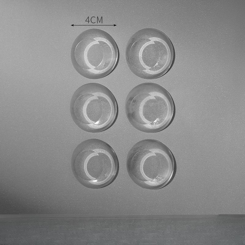 Door Sticker Self-adhesive Door Handle Anti-collision Cabinet Refrigerator Door Anti-collision Buffer Mute Transparent Waterproof Sticker Wall Sticker