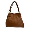 Coach F35723 One Belt Handbag Leather Madison Shoulder Bag Brown Leather Used