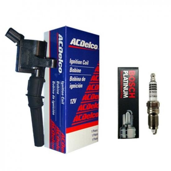 1 New OEM-ACD Ignition Coil  + 1  Spark Plug For 2007 Ford F150
